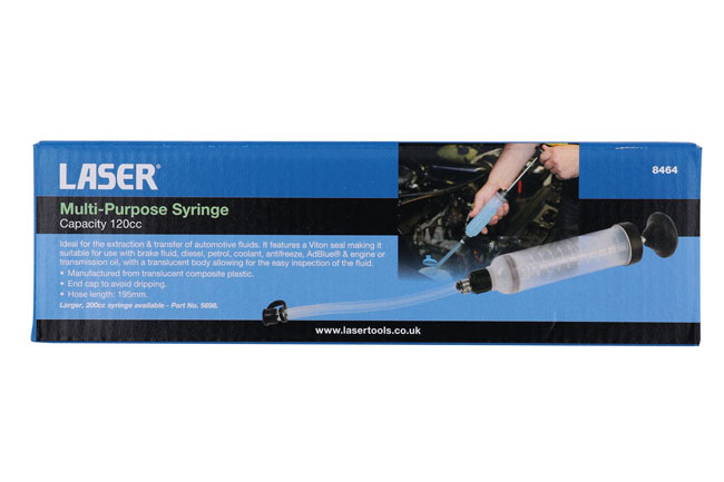 Laser Tools 8464 Multi-Purpose Syringe 120cc