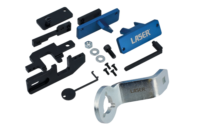 Laser Tools 8514 Engine Timing Master Kit (inc Pully Holding Tool) – for PSA Wet Belt 1.0, 1.2 Petrol