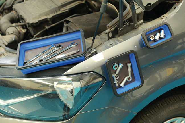 Laser Tools 8755 Magnetic Parts Tray Set 3pc