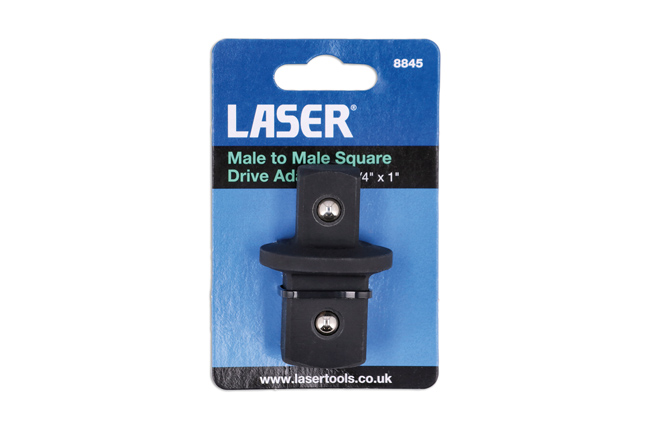 Laser Tools 8845 Male to Male Square Drive Adaptor - 3/4" x 1”