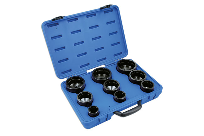 Laser Tools 8913 Internal KM Lock Nut Socket Set - 9pc