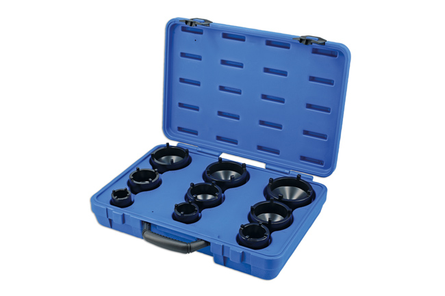 Laser Tools 8914 External KM Lock Nut Socket Set - 9pc