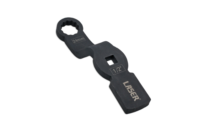 Laser Tools 9142 HGV Offset Brake Caliper Wrench - 24mm Bi-Hex