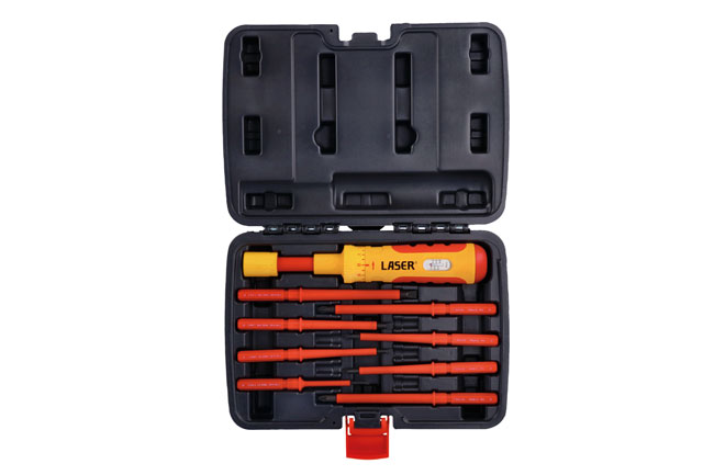 Laser Tools 9167 VDE Insulated Torque Screwdriver Set 1-6Nm 9pc