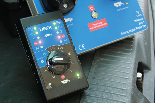 Laser Tools 9180 Wireless 12V Towing Circuit 2-In-1 Tester Set