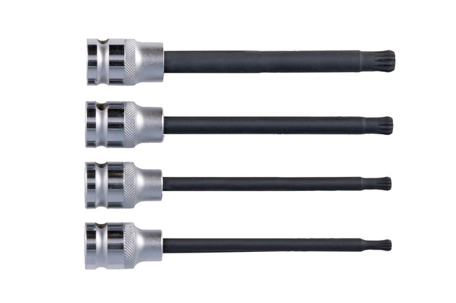 Laser Tools 9207 Ball Ended Triple Square Bit Sockets - 4pc