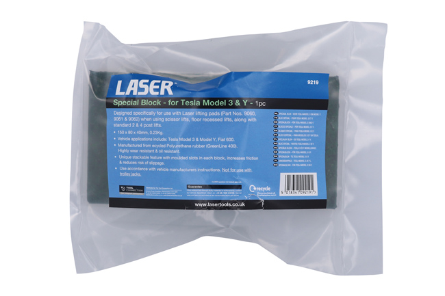 Laser Tools 9219 Special Block - for Tesla Model 3 & Y - 1pc