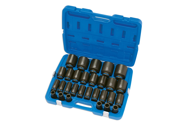 Laser Tools 9224 Deep Impact Socket Set 3/4"D 29pc
