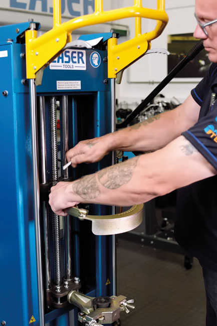 Laser Tools 9234 Macpherson Strut Spring Compressor - 1.5 Tonne Hydraulic