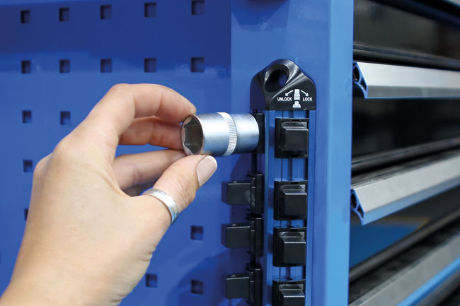 Laser Tools 9241 LocSoc Double Rail - 1/2"D Magnetic