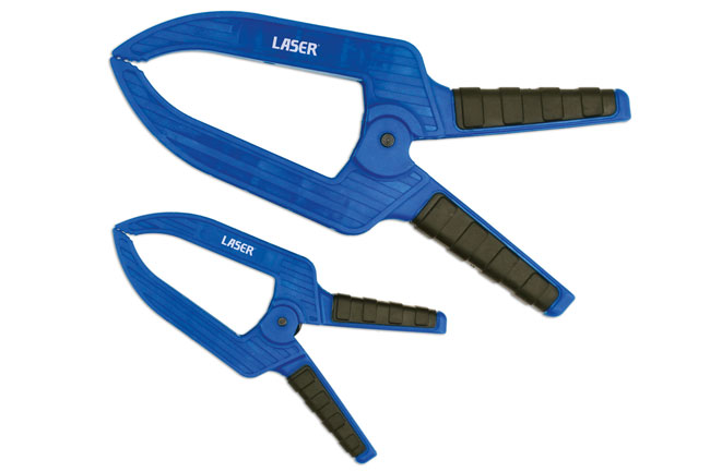 Laser Tools 9245 Composite Plastic Spring-Loaded Clamp Set - 4pc
