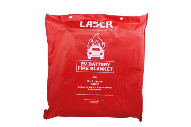 Laser Tools 9261 Fire Blanket for EV Battery 3m x 3m 1000°C