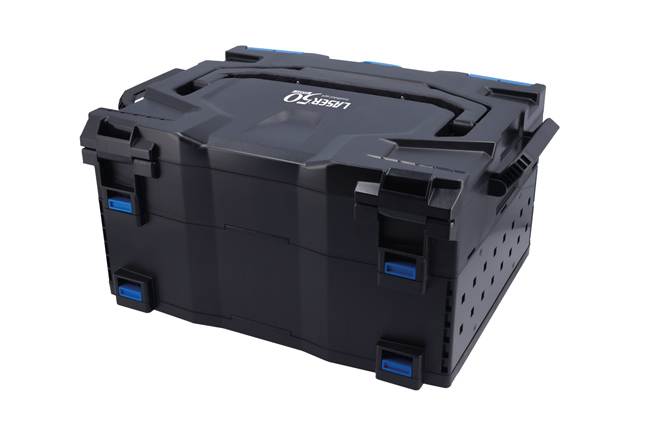 Laser Tools 9284 Premium Stackable 2 Drawer Storage System with Top Box - 50th Anniversary