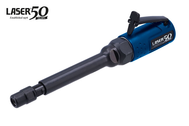 Laser Tools 9292 Mini Die Grinder with Extended Shaft & 3mm/6mm Chuck - 50th Anniversary