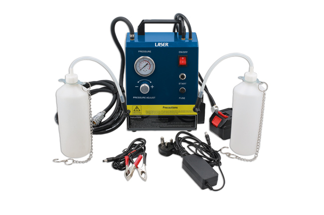 Laser Tools 9315 Brake & Clutch Pressure Bleed Kit inc Master Cylinder Caps