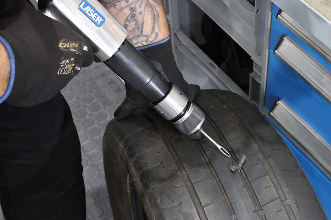 Laser Tools 9323 Pneumatic Tyre Plug Fitting Tools 2pc