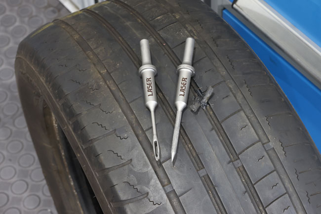 Laser Tools 9323 Pneumatic Tyre Plug Fitting Tools 2pc