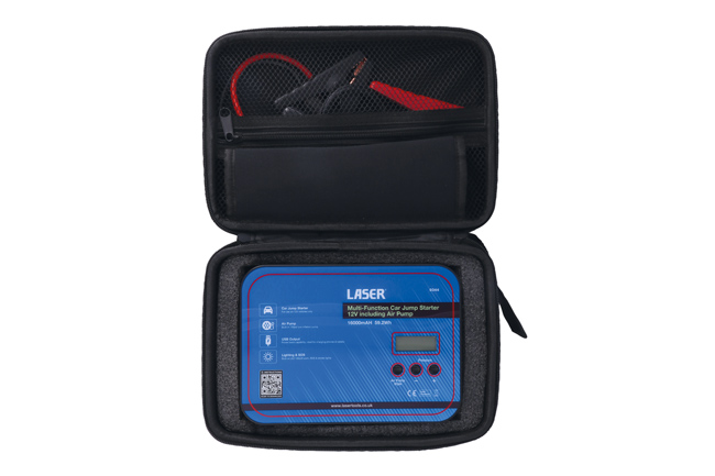 Laser Tools 9344 Multi-Function Car Jump Starter 12V including Air Pump