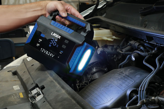 Laser Tools 9345 Heavy-Duty Jump Starter 12V & 24V