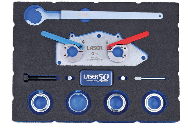 Laser Tools 9346 Engine Timing Master Kit for VW Group with Tool Box - 50th Anniversary