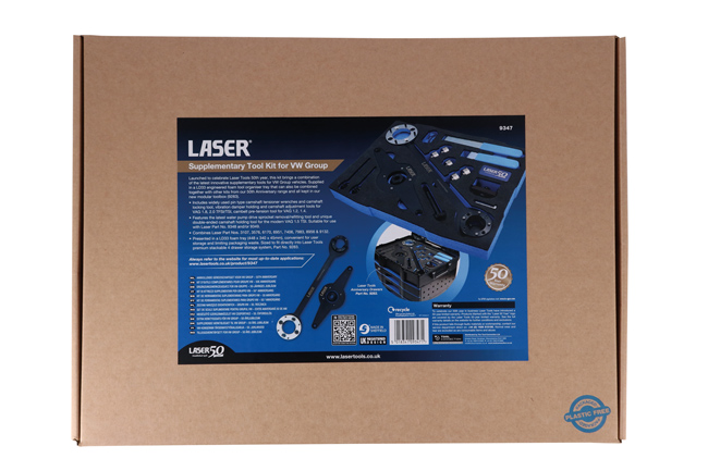 Laser Tools 9347 Supplementary Tool Kit for VW Group - 50th Anniversary