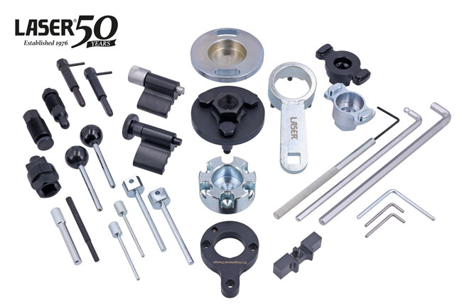 Laser Tools 9350 Engine Timing Master Kit for VW Group TDI PD, TDI, TDI CR Diesel - 50th Anniversary