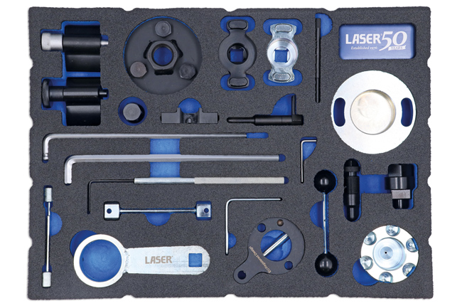 Laser Tools 9350 Engine Timing Master Kit for VW Group TDI PD, TDI, TDI CR Diesel - 50th Anniversary