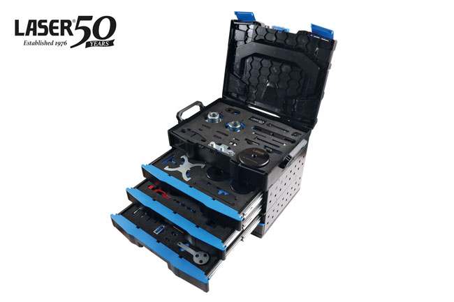 Laser Tools 9351 Engine Timing Master Kit for Ford with Tool Box - 50th Anniversary