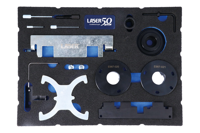 Laser Tools 9351 Engine Timing Master Kit for Ford with Tool Box - 50th Anniversary