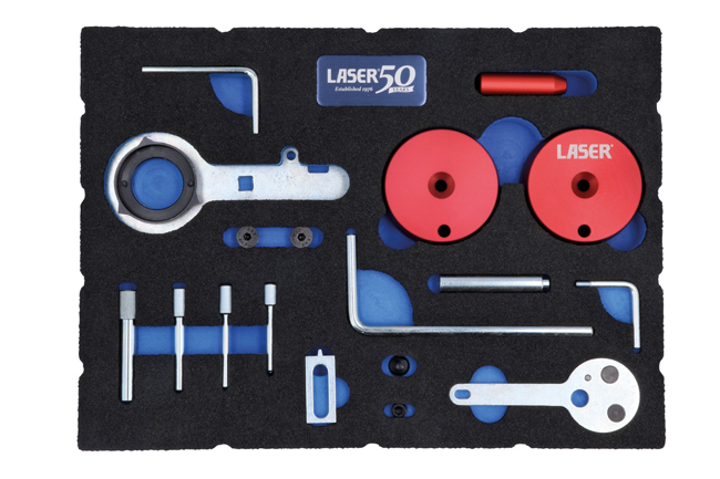 Laser Tools 9351 Engine Timing Master Kit for Ford with Tool Box - 50th Anniversary