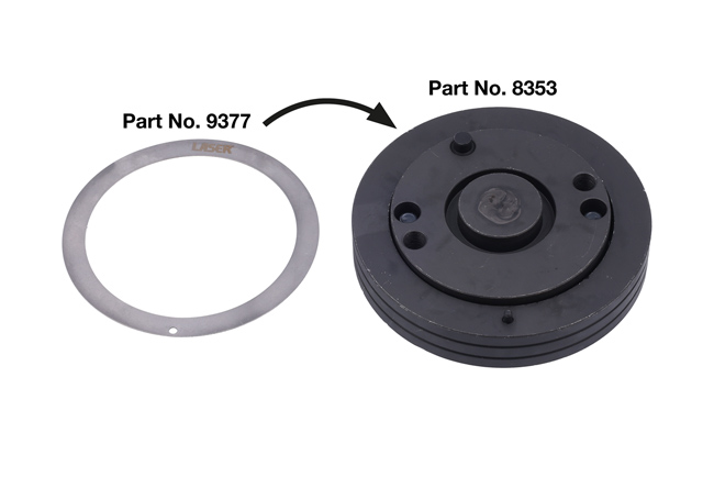 Laser Tools 9377 Sensor Ring Installer Adaptor - for use with 8353