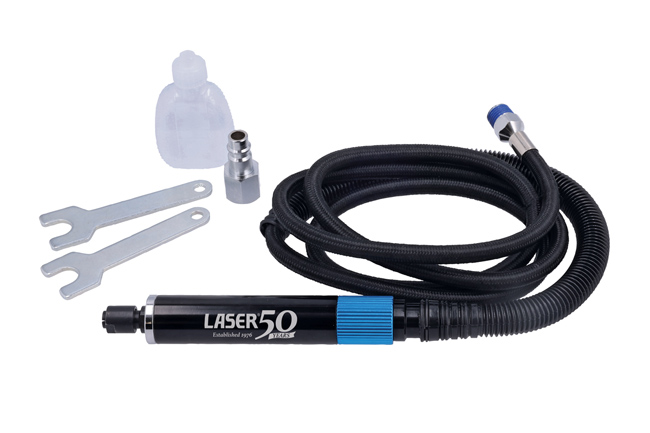 Laser Tools 9419 Air Pencil Die Grinder with Dual Collet 3mm/6mm - 50th Anniversary