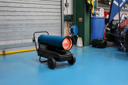 Laser Tools 9306 Workshop Heater with Thermostat, Diesel/Paraffin - 37kW