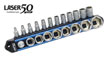 9330 LocSoc Socket Set 1/4"D & 3/8"D - 21pc - 50th Anniversary