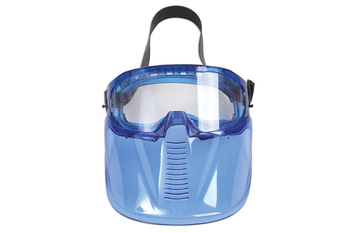 Laser Tools 6514 Safety Goggles Detachable Face Shield