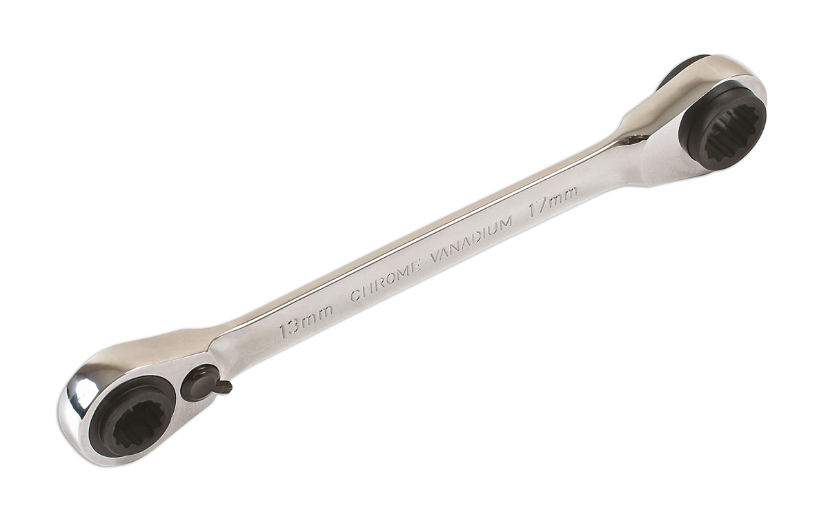 Laser Tools 6801 Reversible Ratchet Spanner 4in1