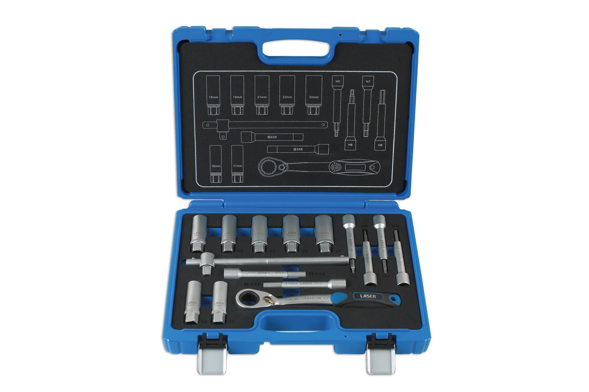 Shock Absorber & MacPherson Strut Tool Kit 15pc Part No. 7360 Part