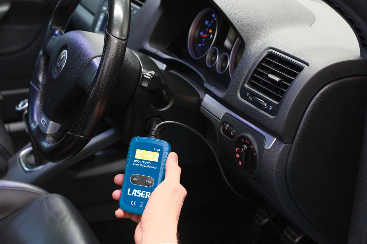 Laser Tools 7728 OBDII/EOBD Fault Code Reader