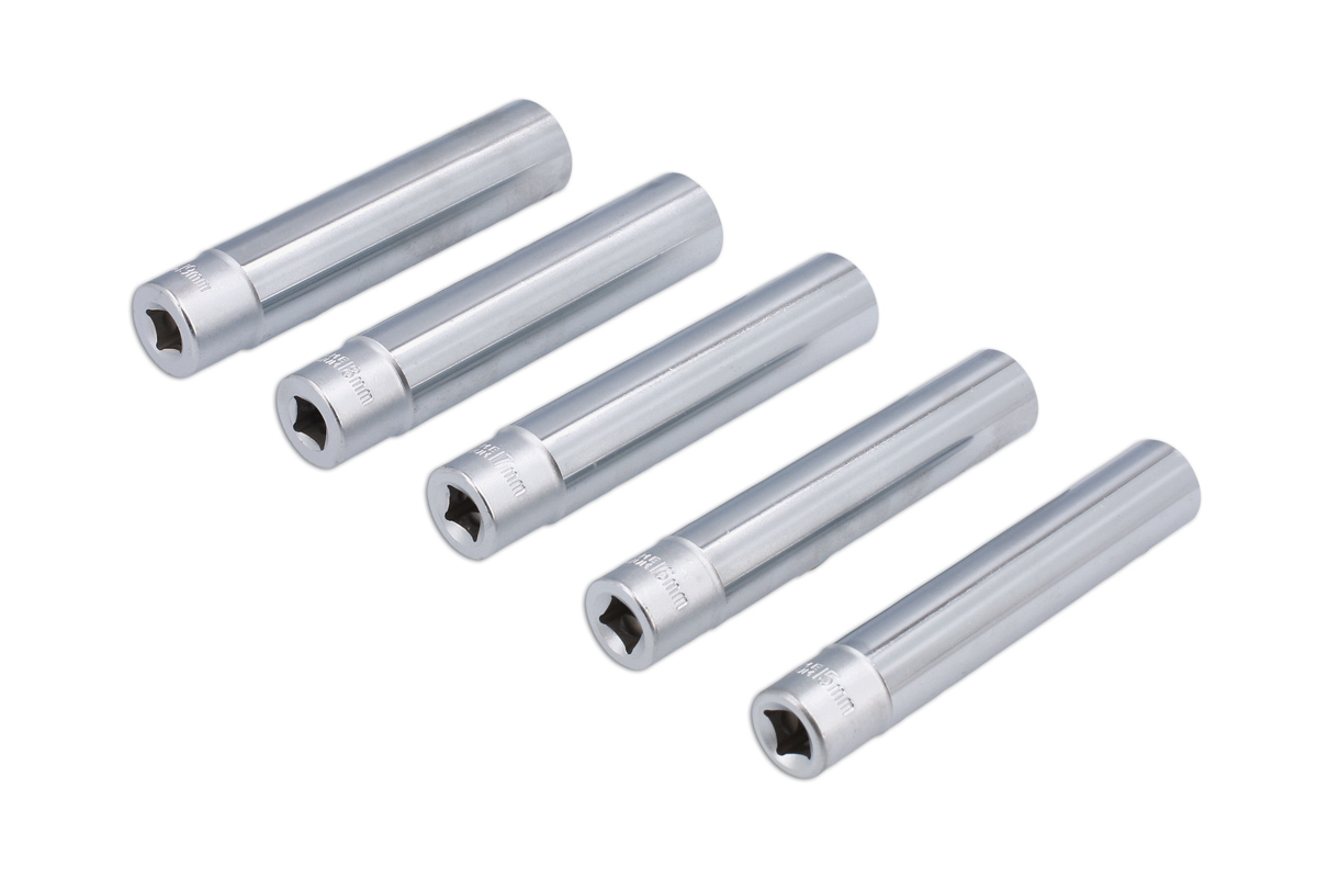 Laser Tools 7823 Extra Deep Socket Set 3/8"D 5pc
