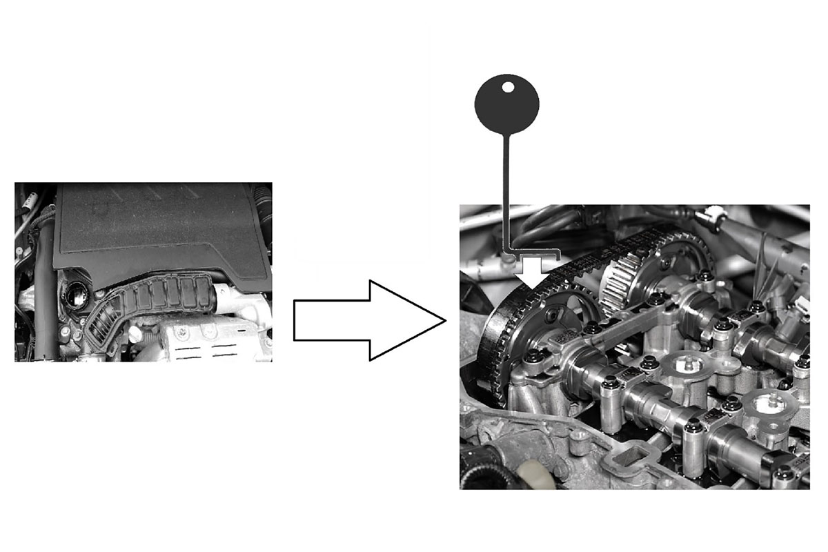 Laser Tools 8207 Timing Belt Checking Gauge for PSA