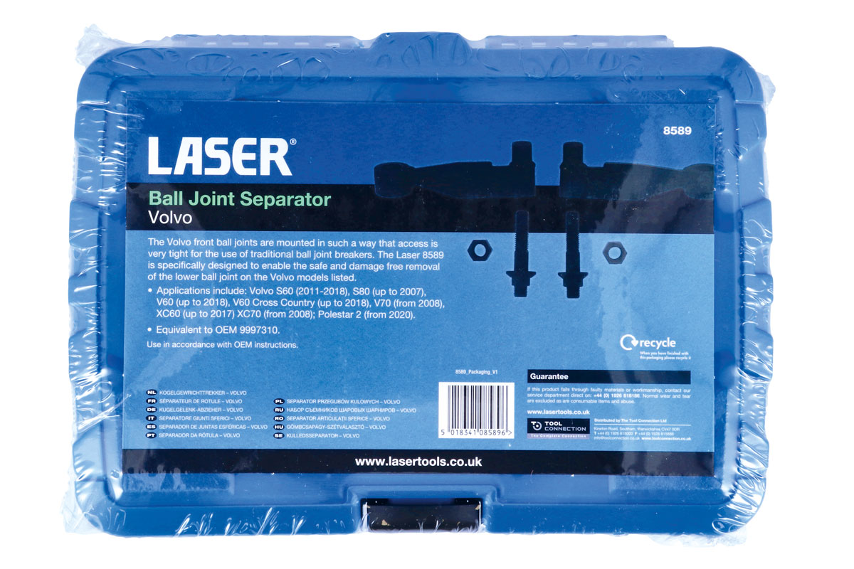 Laser Tools 8589 Ball Joint Separator Volvo